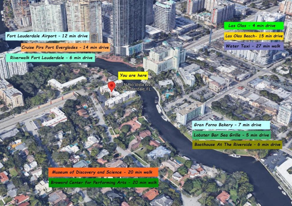 Designer River View Apartments Fort Lauderdale Exteriör bild